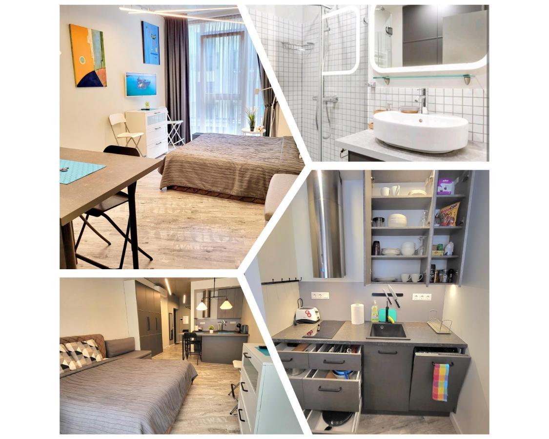HaPPy Inn Laime Studio, Self Check-In-24-7, A-C, Parking-in-the-underground-Garage Wilna Exterior foto